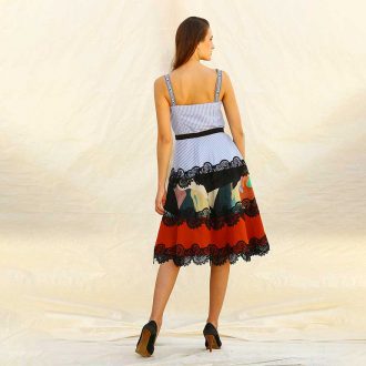 Meow printed summer Skirt co-ord set - Nitya Bajaj